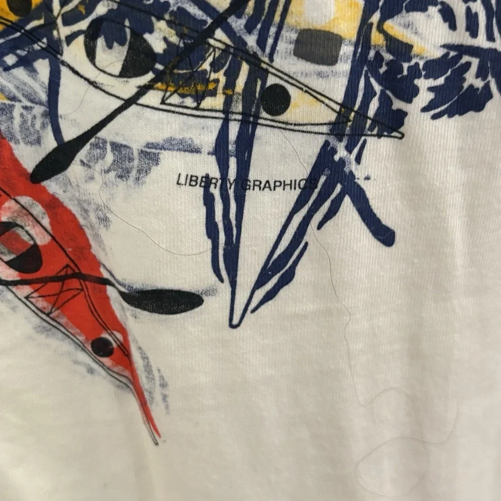 Vintage‎ Single Stitch Liberty Graphics RN Richardson Sea Kayak Men's Shirt